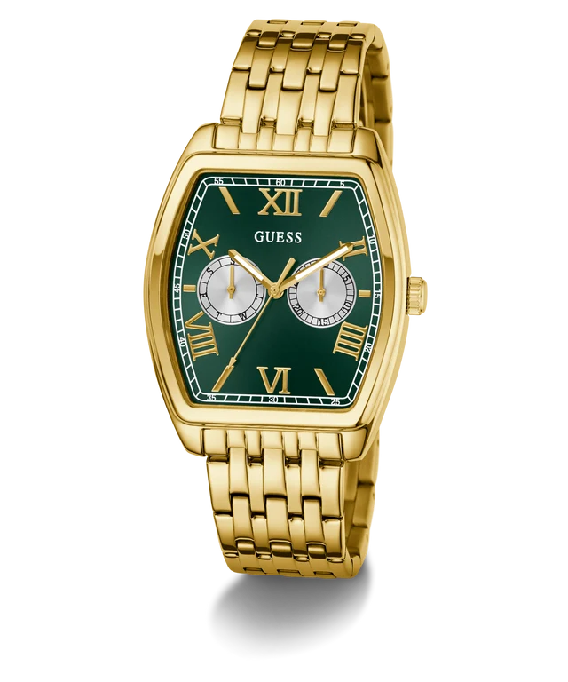Green Rectangle Dial Analog Men's Watch - GW0975G2