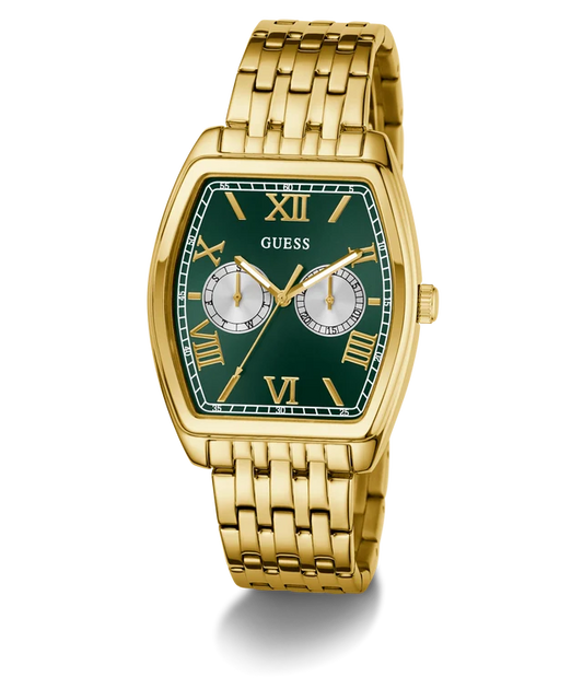 Green Rectangle Dial Analog Men's Watch - GW0975G2