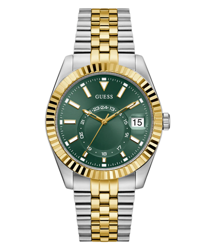 GUESS Green Round Dial Analog Men's Watch - GW0977G4