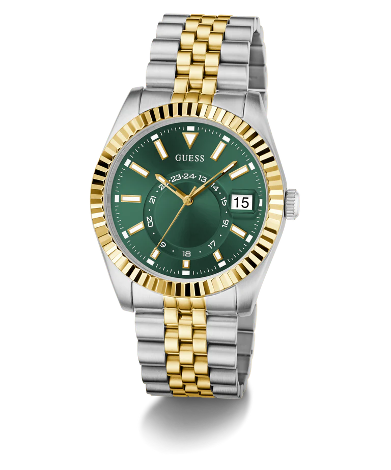 GUESS Green Round Dial Analog Men's Watch - GW0977G4