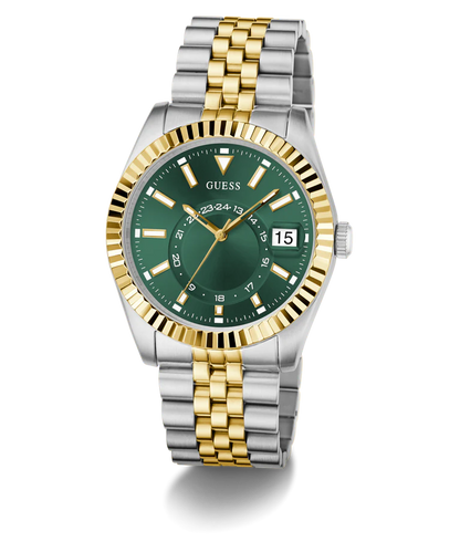 GUESS Green Round Dial Analog Men's Watch - GW0977G4