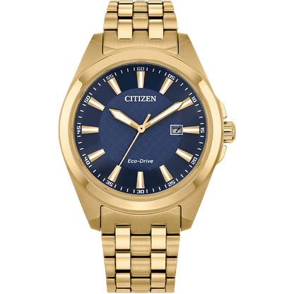 Citizen Eco-Drive Men Blue Dial Analog Stainless Steel Watch BM7532-54L