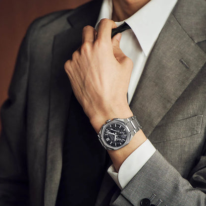 Astron GPS Solar Dual-Time Chronograph in Titanium - HAB002J1