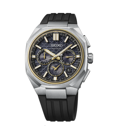 Astron GPS Solar Dual-Time Chronograph in Titanium - HAB003J1