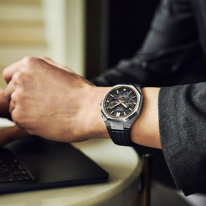 Astron GPS Solar Dual-Time Chronograph in Titanium - HAB003J1