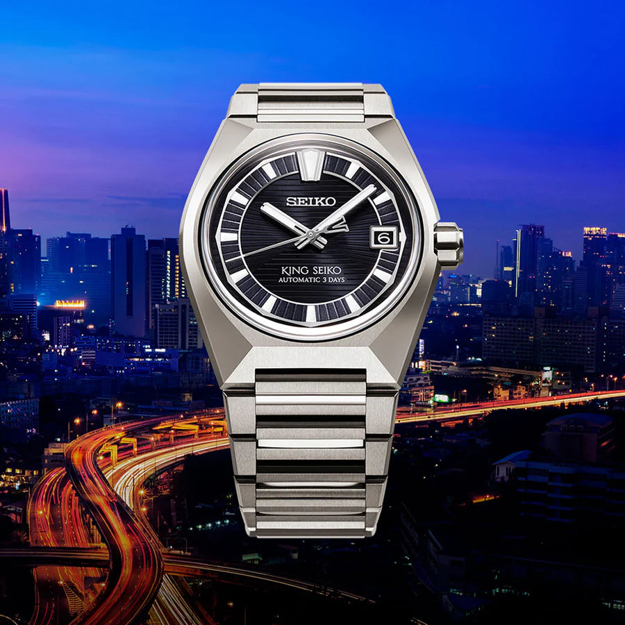 King Seiko Titanium Night Black - HKF003J1