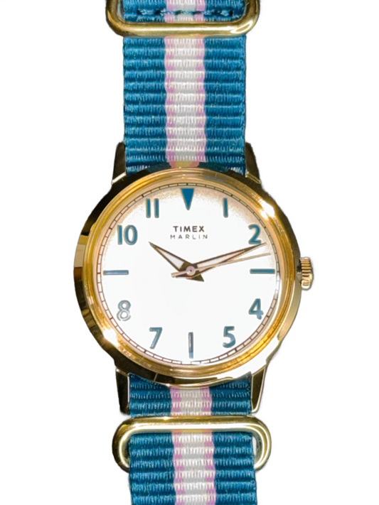 TIMEX Marlin 34MM Fabric Strap Watch Men - TW2Y49900UJ