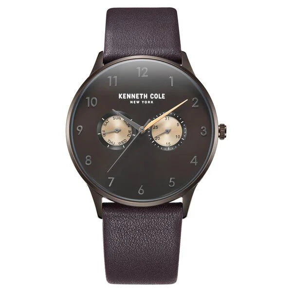 Kenneth Cole Multifunction Brown Dial Watch for Men nekcwgf2221302mn