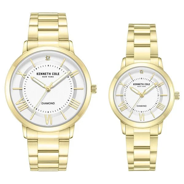 Kenneth Cole Quartz Analog Silver Dial Stainless Steel Strap Watch for Couple ntkcwgg0049701glpa