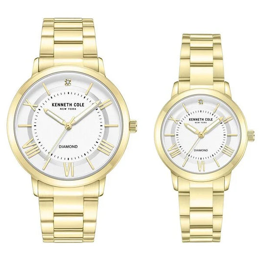 Kenneth Cole Quartz Analog Silver Dial Stainless Steel Strap Watch for Couple ntkcwgg0049701glpa