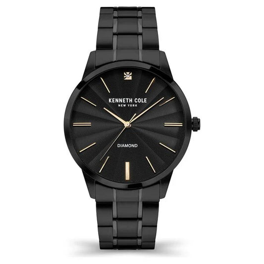 Kenneth Cole Black Dial Stainless Steel Strap Watch For Men ntkcwgg2122902mn
