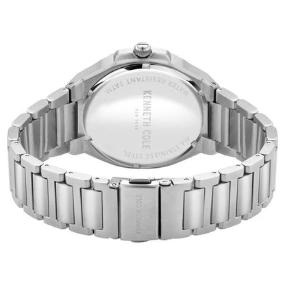 Kenneth Cole Quartz Analog Blue Dial Stainless Steel Strap Watch for Men ntkcwgh2104803mn