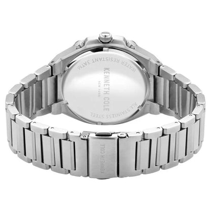 Kenneth Cole Quartz Chronograph Blue Dial Stainless Steel Strap Watch for Men ndkcwgi2104901mn