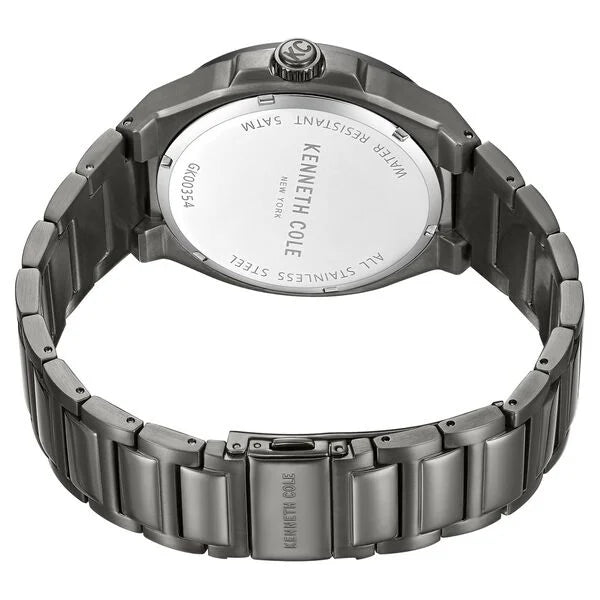 Kenneth Cole Quartz Multifunction Brown Dial Stainless Steel Strap Watch for Men ntkcwgk0035404mn