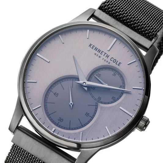 Kenneth Cole Quartz Analog White Dial Stainless Steel Strap Watch for Men ntkcwgk2125201mn