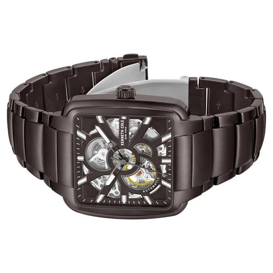 Kenneth Cole Automatic Brown Dial With Brown Stainless Steel Strap Watch For Men ntkcwgy0046501mn