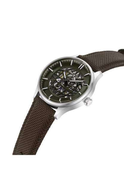 KENNETH COLE Green Dial Leather Analogue Watch For Men - KCWGZ0089001MNW