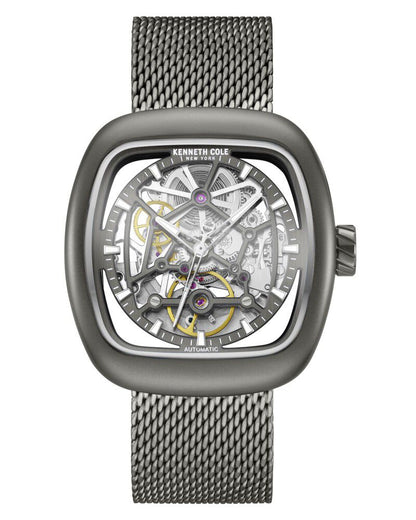 Kenneth Cole Cole Automatic Gun Dial Two Tone Silicon Strap Analog Watch  - For Men KCWGZ00895X0MNW