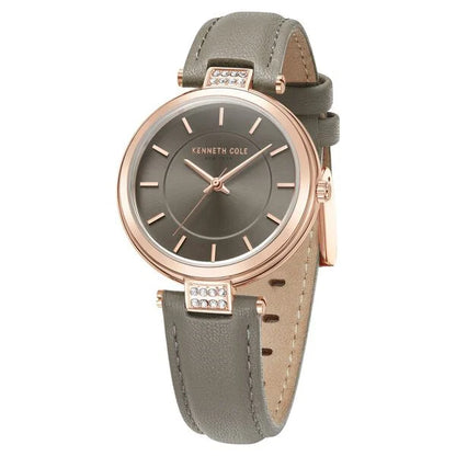 Kenneth Cole Quartz Analog Brown Dial Antique Leather Strap Watch for Women ntkcwla0026702ld