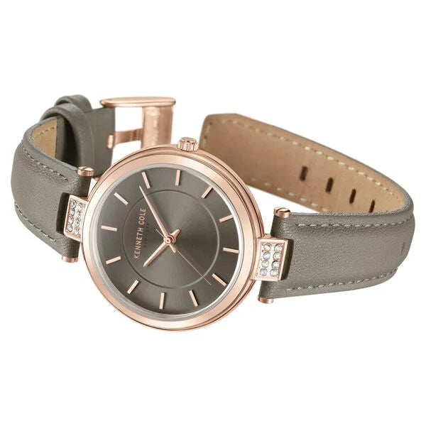 Kenneth Cole Quartz Analog Brown Dial Antique Leather Strap Watch for Women ntkcwla0026702ld