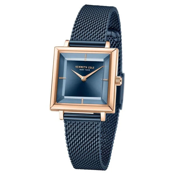 Kenneth Cole Quartz Analog Blue dial Metal Strap Watch for Women ntkcwlg0026504ld