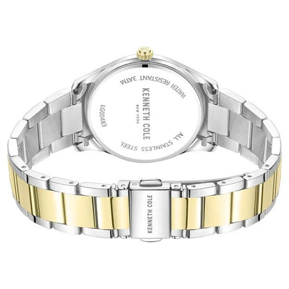 Kenneth Cole Quartz Analog Mother Of Pearl Dial Stainless Steel Strap Watch For Women ntkcwlg0048302ld
