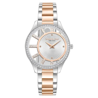 Kenneth Cole Quartz Analog Silver Dial Stainless Steel Strap Watch For Women ntkcwlg0061604ld
