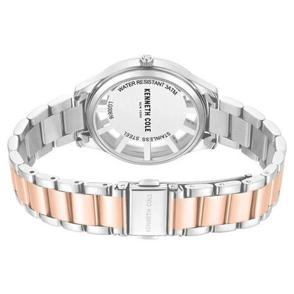 Kenneth Cole Quartz Analog Silver Dial Stainless Steel Strap Watch For Women ntkcwlg0061604ld