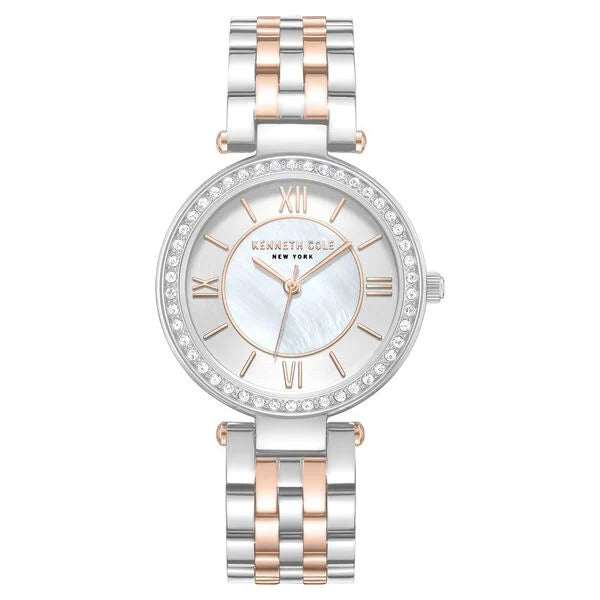 Kenneth Cole Quartz Analog Silver Dial Stainless Steel Strap Watch For Women ntkcwlg0062203ld