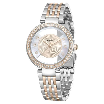 Kenneth Cole Quartz Analog Rose Gold Dial Two Toned Stainless Steel Strap Watch For Women kcwlg0102203ldw