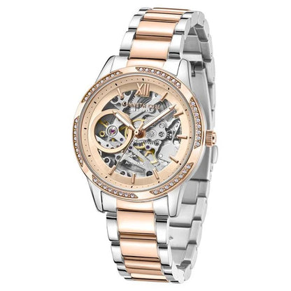 Kenneth Cole Automatic Rose Gold Dial Stainless Steel Strap Watch for Women ntkcwll0016402ld Women's Watch