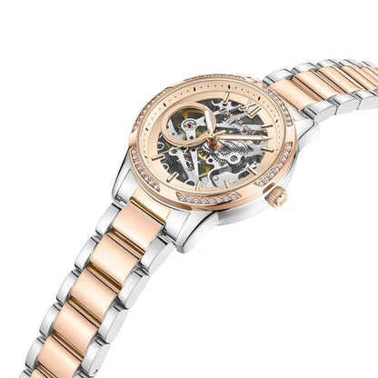 Kenneth Cole Automatic Rose Gold Dial Stainless Steel Strap Watch for Women ntkcwll0016402ld Women's Watch