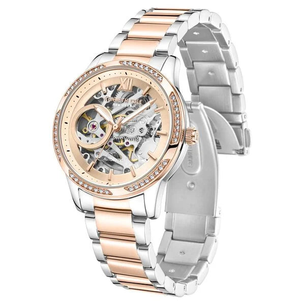 Kenneth Cole Automatic Rose Gold Dial Stainless Steel Strap Watch for Women ntkcwll0016402ld Women's Watch