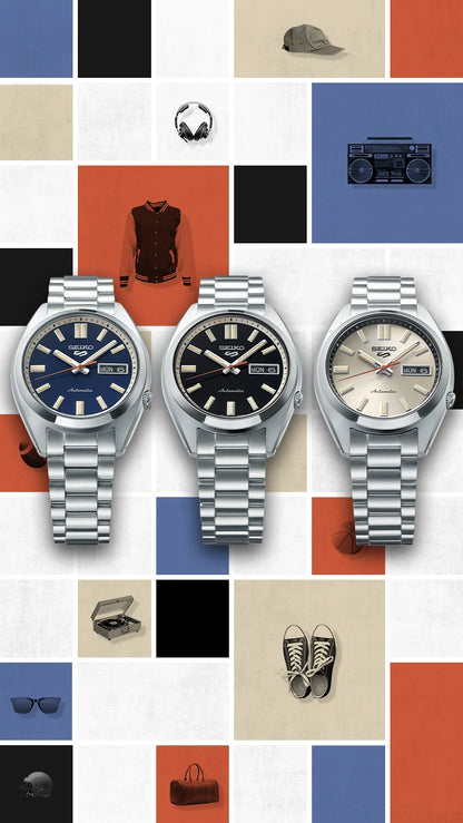 Seiko 5 Sports SNXS ‘Rinse blue’ Classic Sports - SRPK87K1