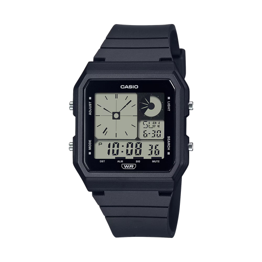 Casio Unisex Resin Digital Black Dial Watch-Lf-20W-1Adf, Band Color-Black