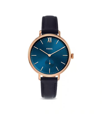 Fossil Womens Analogue Watch - ES4663I (Blue_Free Size)