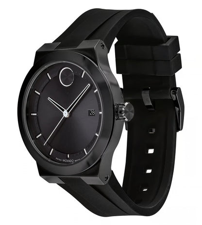 Movado Bold Fusion Swiss Qtz Black Round Dial Men's Watch - 3600849