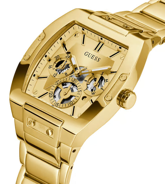 GUESS Men's Trend Casual Tonneau Diamond 43mm Watch GW0456G2