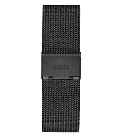 Guess Stainless Steel Idol Collection Analog Black Dial Men Watch-Gw0502G2, Black Band