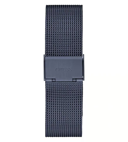 Guess Stainless Steel Noble Collection Analog Black Dial Men Watch-Gw0495G3, Blue Band