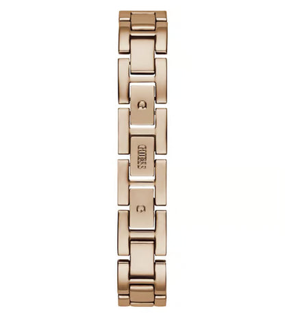 Guess Tri Luxe Collection Analog Rose Gold Dial Women's Watch-GW0474L3