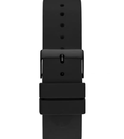 GUESS Idol 44 mm Black Dial Silicone Analog Watch for Men - GW0503G3