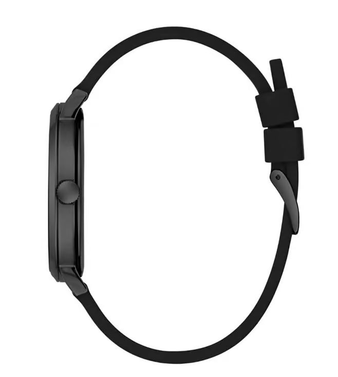 GUESS Idol 44 mm Black Dial Silicone Analog Watch for Men - GW0503G3