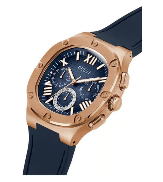 GUESS Headline Analog Watch for Men with Square Dial & Water Resistant Man's Wrist Watches GW0571G2