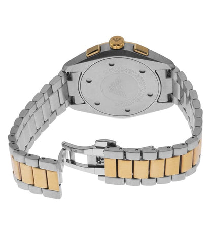 Emporio Armani Two Tone 43 Mm Green Dial Stainless Steel Analog Watch For Men - AR11511I