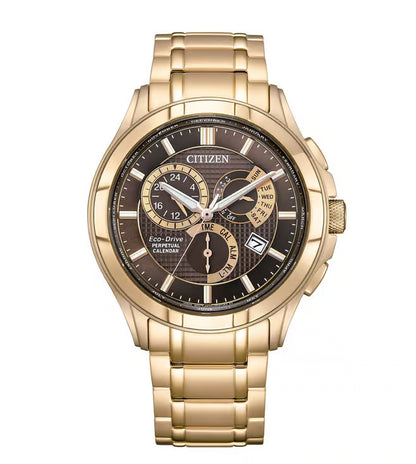 BL8163-50X Eco-Drive Perpetual Calendar Chronograph Watch for Men