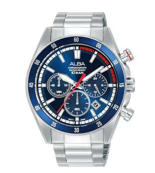 ALBA AT3J27X1 Fashion Chronograph Watch for Men