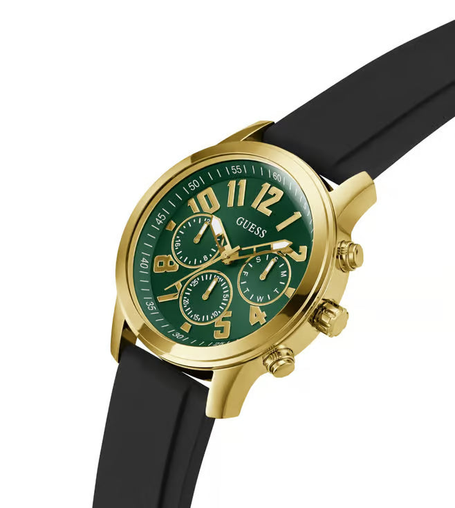 GUESS Analog Watch for Men with Round Dial & Water Resistant Man's Wrist Watches GW0708G2