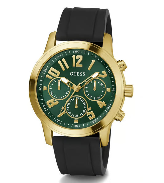 GUESS Analog Watch for Men with Round Dial & Water Resistant Man's Wrist Watches GW0708G2