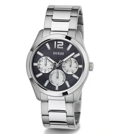 GUESS Men Navy Blue Round Dial Analogue Watch- GW0707G1